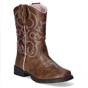Kids Brown Cowboy Boots